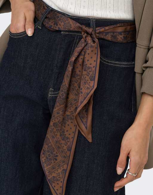 ONLY – Mörkblå jeans med vid passform, 5 av 7