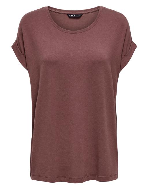 ONLY Moster T-shirt med rund hals og korte ærmer i pink, 6 af 7