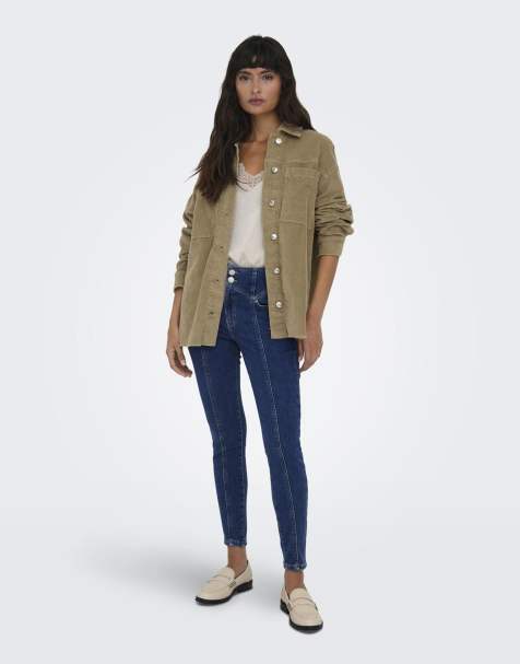ONLY - Mørkeblå jeans i denim i skinny fit - view 1