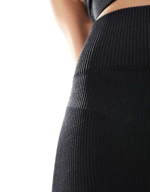 ONLY - Naadloze legging met hoge taille in zwart, deel van co-ord set , 5 van 5