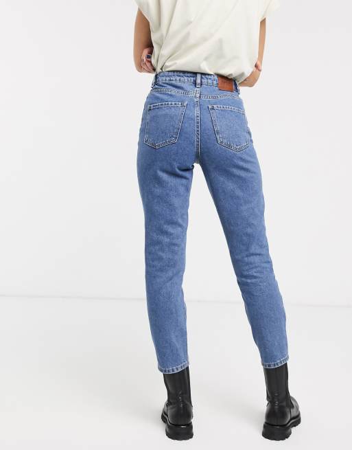 Only – Niebieskie jeansy mom fit w stylu lat 90., 2 z 4