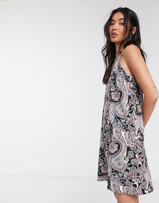 Only Nova maxi cami dress in paisley print