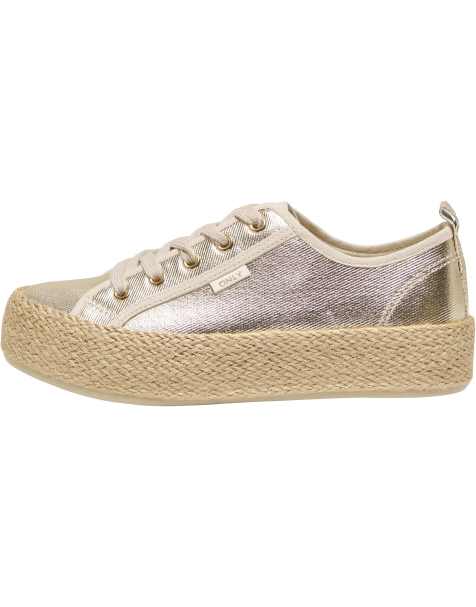 ONLY – Onlida-1 – Guldfärgade sneakers - view 1
