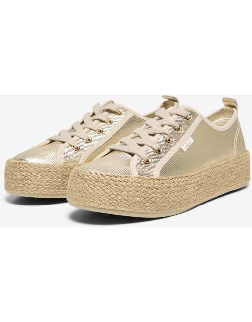 ONLY - Onlida-1 - Sneakers in goud, 2 van 3