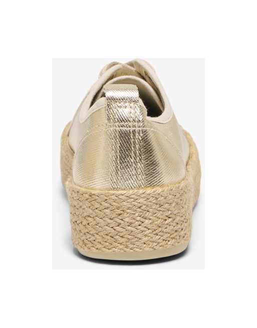 ONLY – Onlida-1 – Złote sneakersy, 3 z 3
