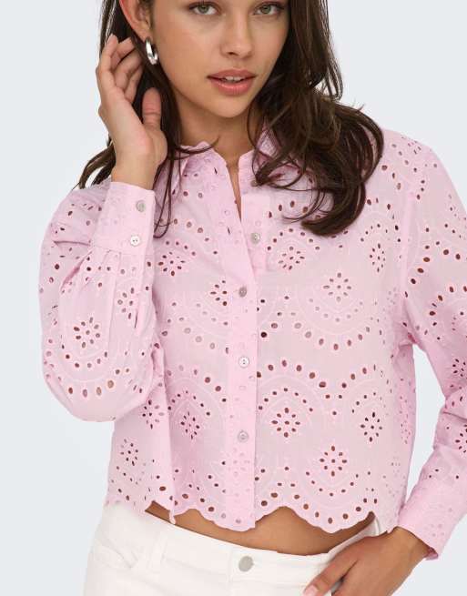 ONLY - Overhemd in roze, 5 van 7