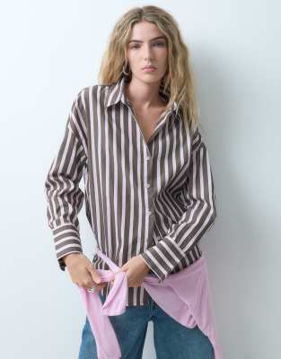 Only Damen Hemdblusen Braun Gr. Klein - Bild 3