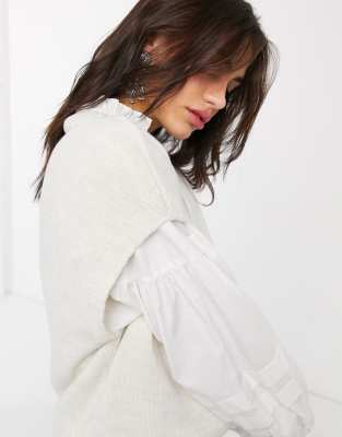 only knitted vest