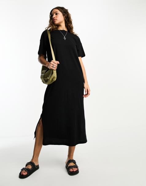 T-Shirt Dresses, Black & Oversized T-Shirt Dresses