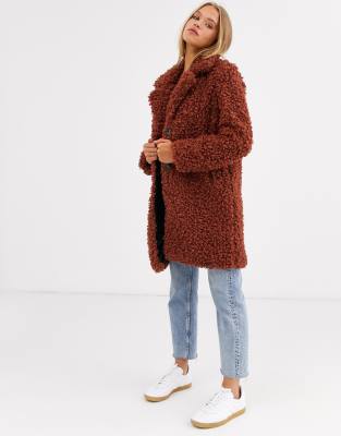 oversized shaggy jacket