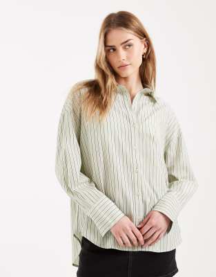 Only Oversized Shirt In Green