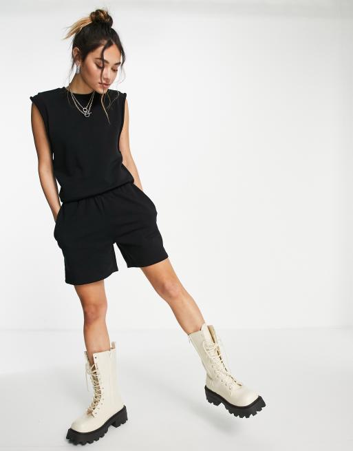 Only oversized tank top in black ASOS