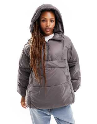 Only padded jacket in gray