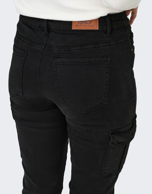 ONLY pantalon cargo noir, 5 de 7