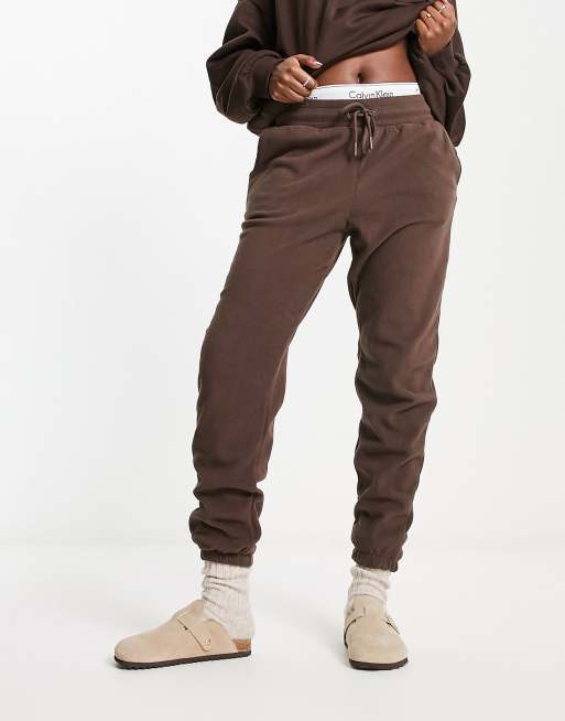 Pantalon jogpant marron homme