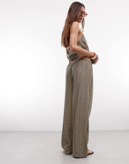 ONLY - Pantalon d'ensemble rayé à enfiler - Noir, 4 de 9