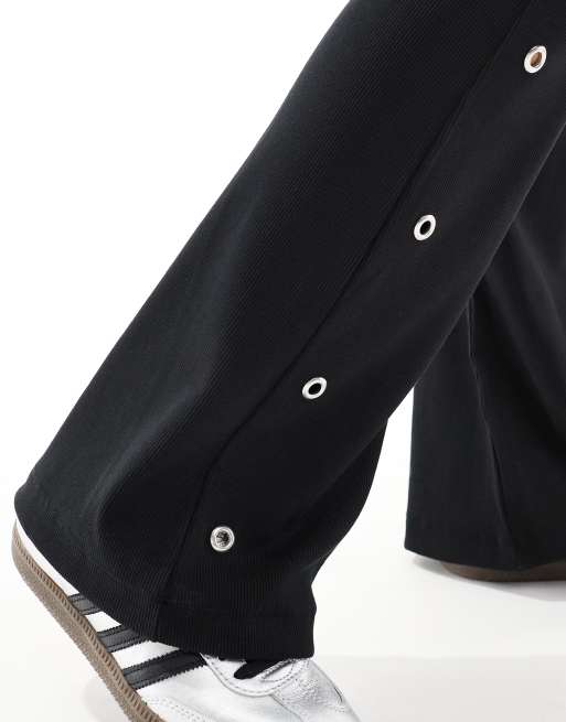 ONLY - Pantalon évasé à œillets - Noir, 2 de 5