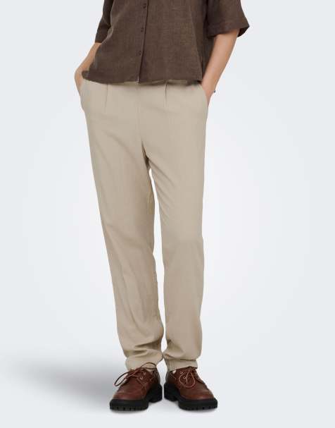 ONLY pantalones oxford tan - view 1