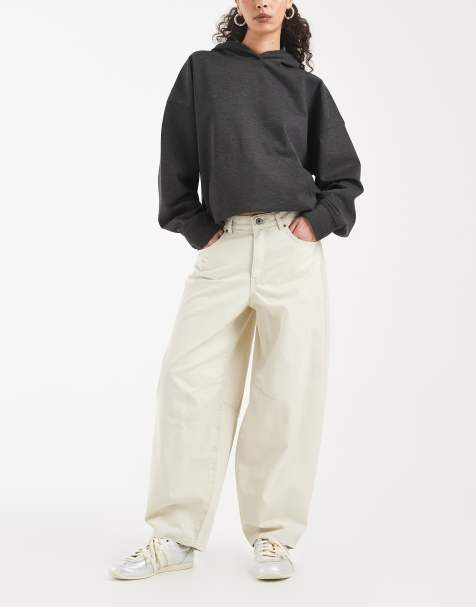 ONLY - Pantaloni bombati color pietra - view 1