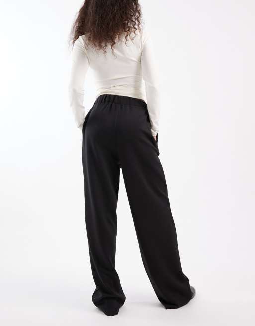 ONLY - Pantaloni neri con fiocco leopardato, 3 di 5