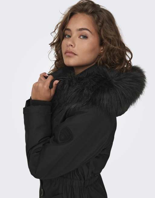 ONLY parka noire, 5 de 7