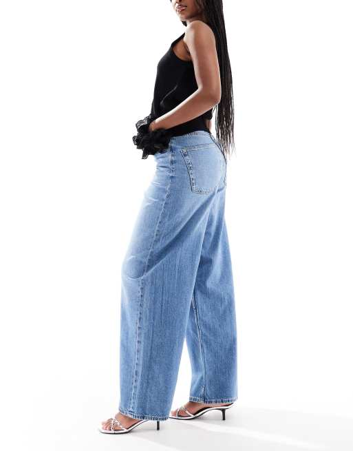 ONLY - Paulina - Jean baggy taille haute - Bleu clair, 2 de 5