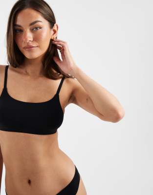 Only Peached Bralette In Black