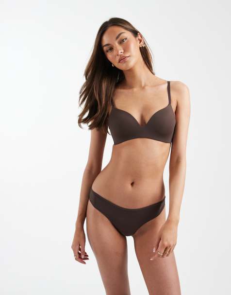 ONLY peached thong in brown - view 1