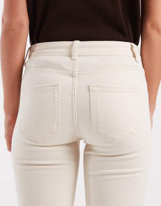 ONLY Petite - Blush - Jean évasé taille haute - Écru, 4 de 5