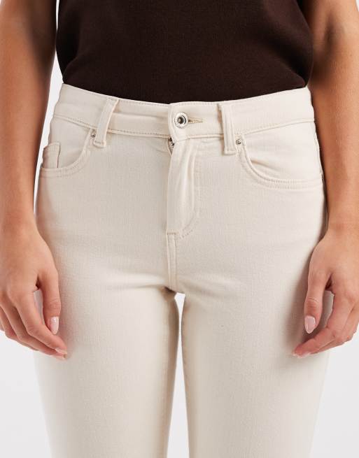 ONLY Petite - Blush - Jean évasé taille haute - Écru, 5 de 5