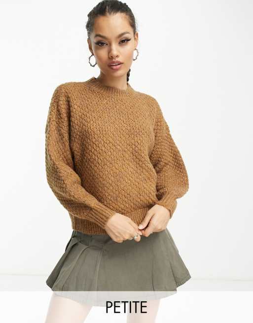 Camel shop chunky sweater