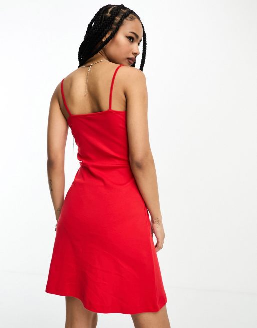 Red store cami sundress