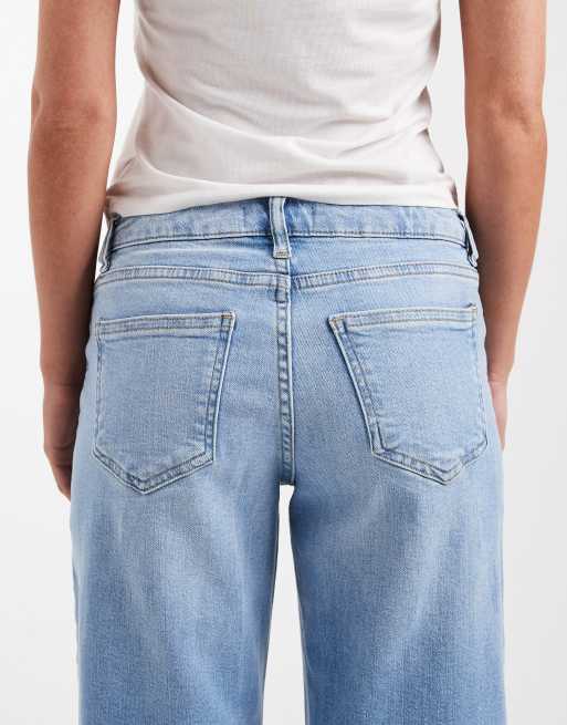 ONLY Petite - Judy - Jean ample taille basse - Bleu clair, 5 de 5