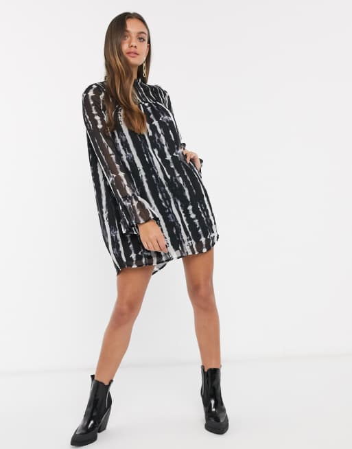 Only Petite - løstsiddende batikkjole , 4 af 4