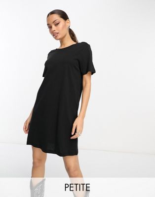 Only Petite Mini T-shirt Dress In Black
