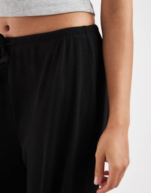 ONLY Petite pantalon large noir, 3 de 5