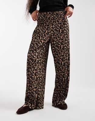 Only Petite Pull-on Loose Pants In Multi
