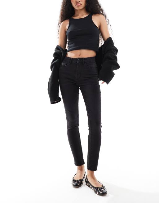 Petite black skinny jeans best sale