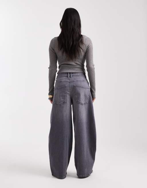 ONLY Petite - Tamy - Jeans bombati grigi, 3 di 5