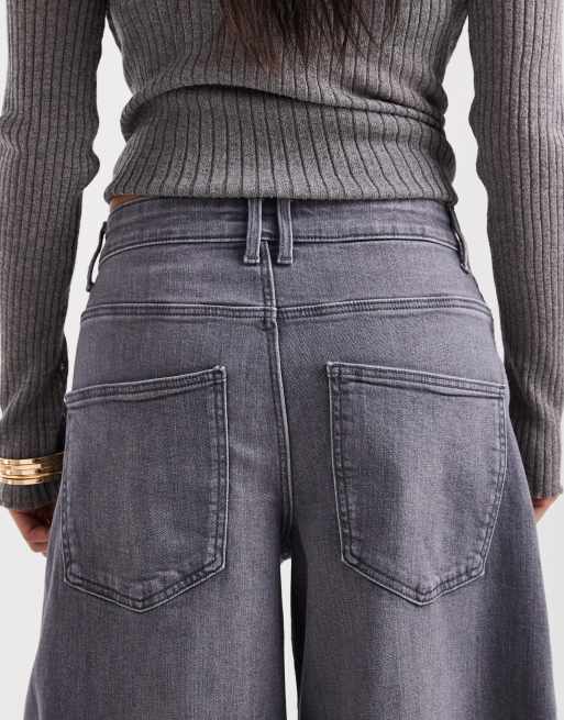 ONLY Petite - Tamy - Jeans bombati grigi, 4 di 5