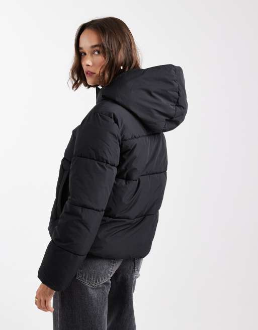 ONLY - Piumino nero con cappuccio, 4 di 4