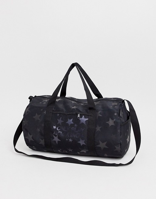 Only play Ayla logo duffle bag in black