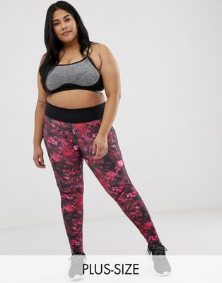 Only Play Curvy Plus - Yogamaillot-Roze