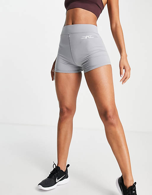 Only Play high rise booty training shorts in grey