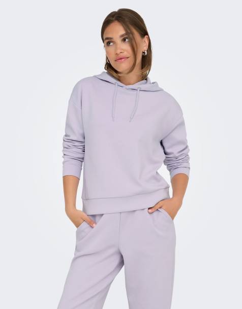 Only Play - Hoodie in neutraal paars - view 1