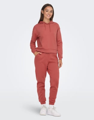 Only Play - Jogginghose in Rhododendron-Rot