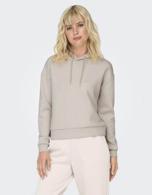 Only Play - Kapuzenpullover in Pumice Stone-Bunt