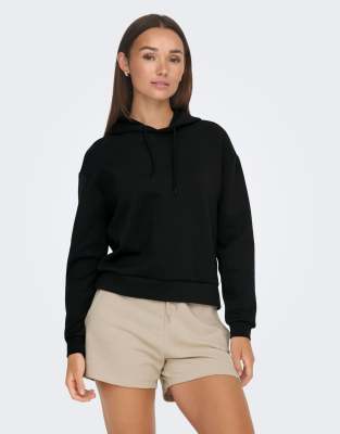 Only Play - Kapuzenpullover in Schwarz