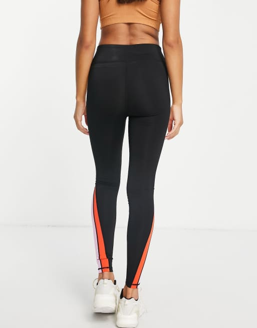 Only Play - Legging de sport avec empiècements latéraux - Noir, 3 de 4