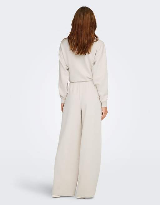 Only Play - Pantaloni felpati color pietra pomice, 4 di 5